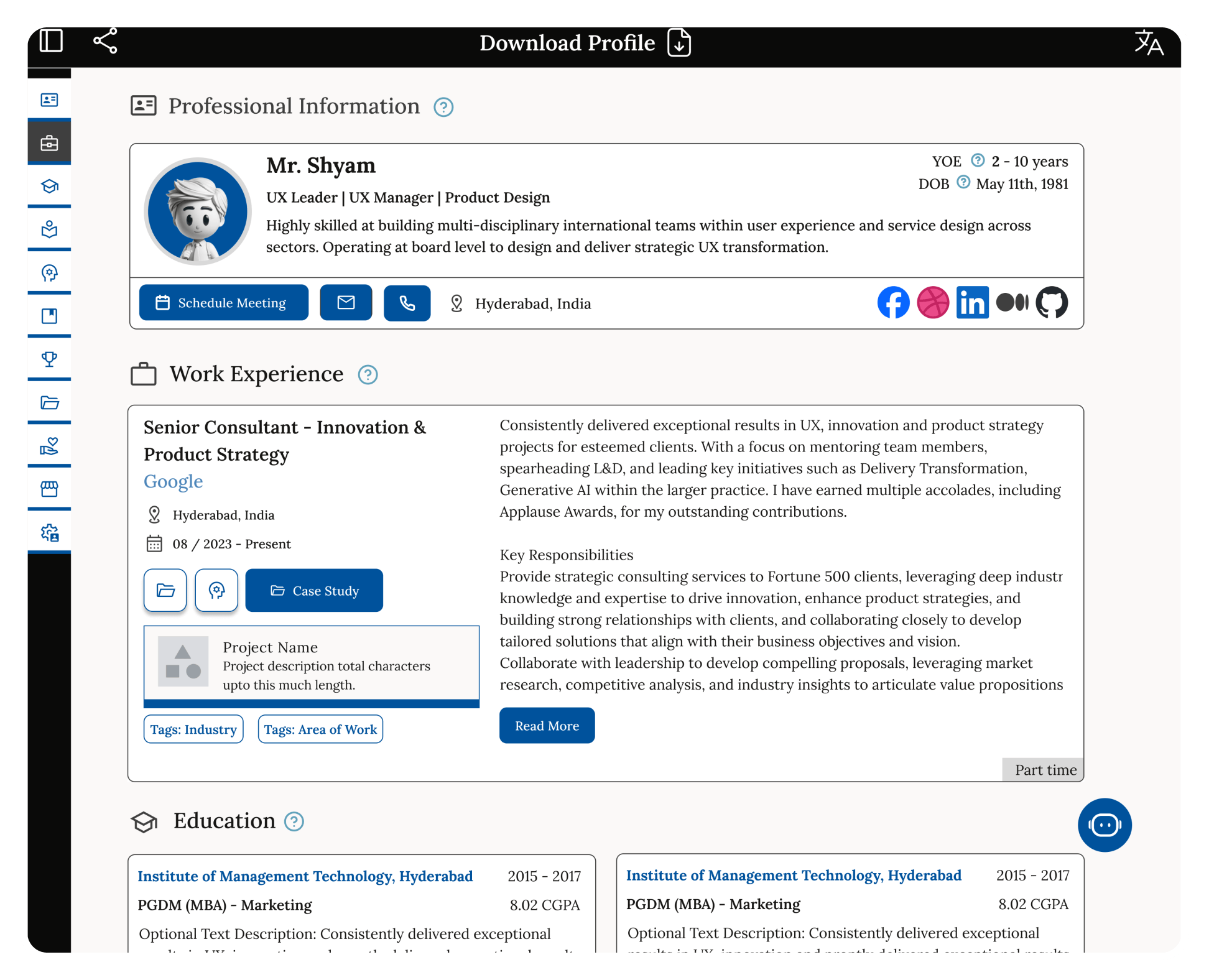 screenshot of RiseON Suite